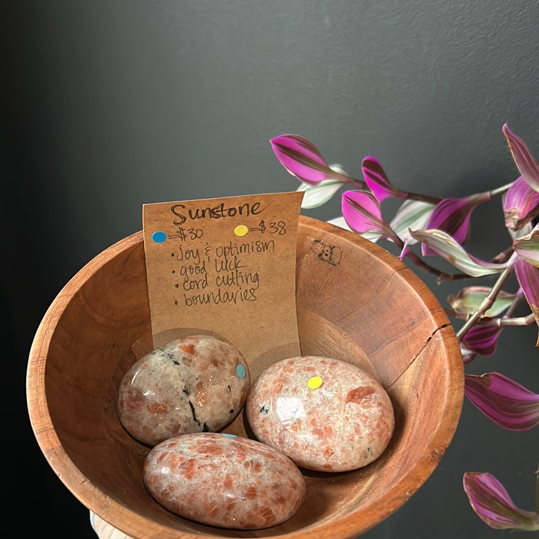 Sunstone Palm Stones