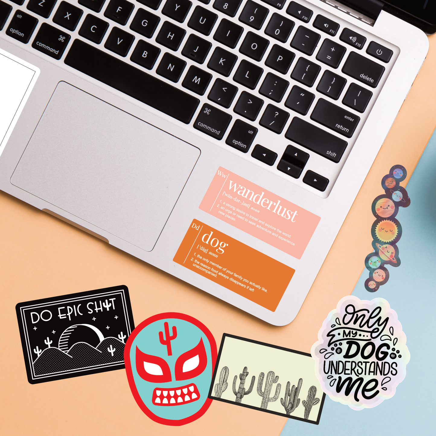 Kawaii System Holographic Vinyl Phone & Laptop Sticker