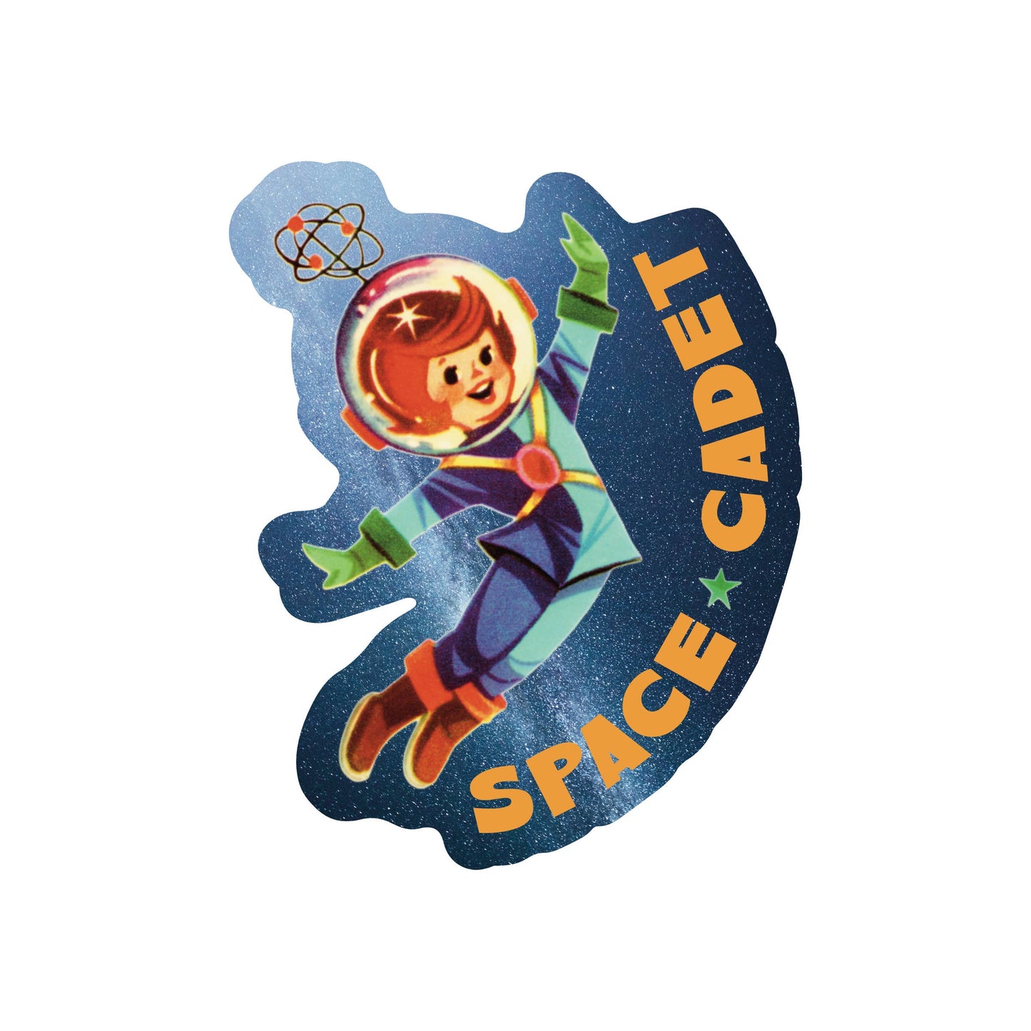 Space Cadet Funny Vinyl Sticker