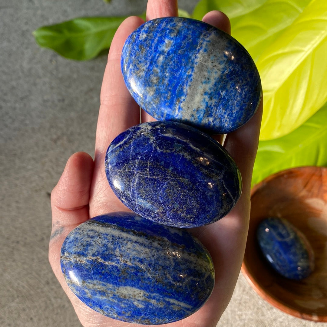 Lapis Lazuli Palm Stones