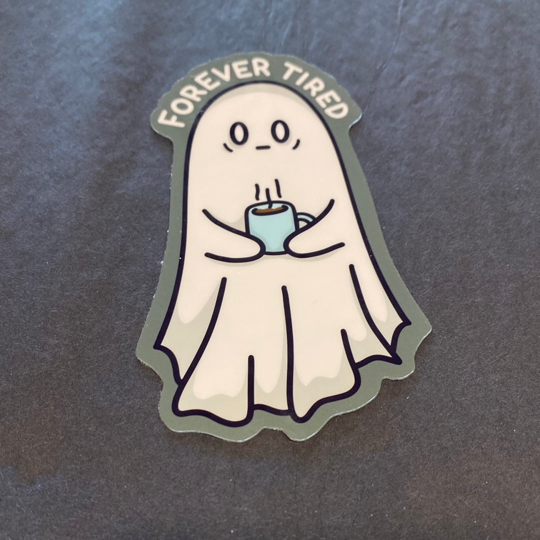 Forever Tired Vintage Tattoo Sticker