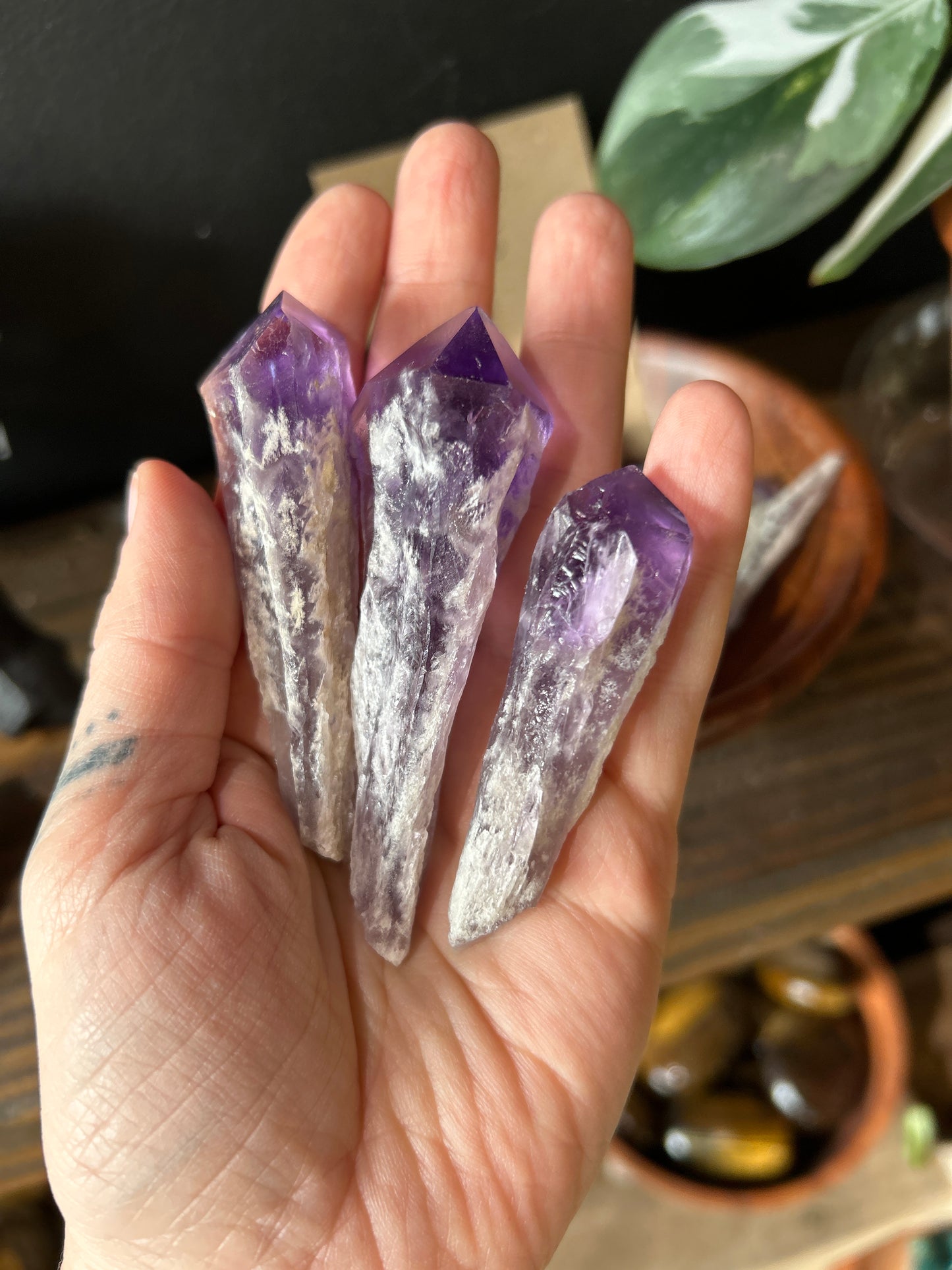 Raw Amethyst Points