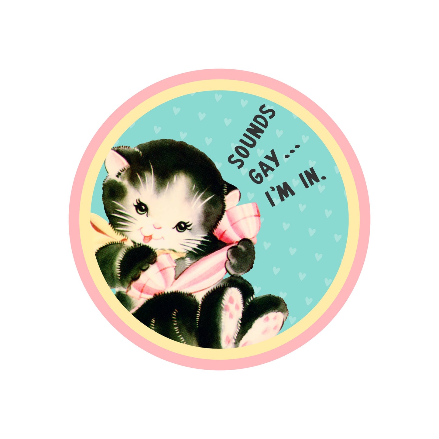 LGBTQ Sounds Gay High Quality Vinyl Sticker