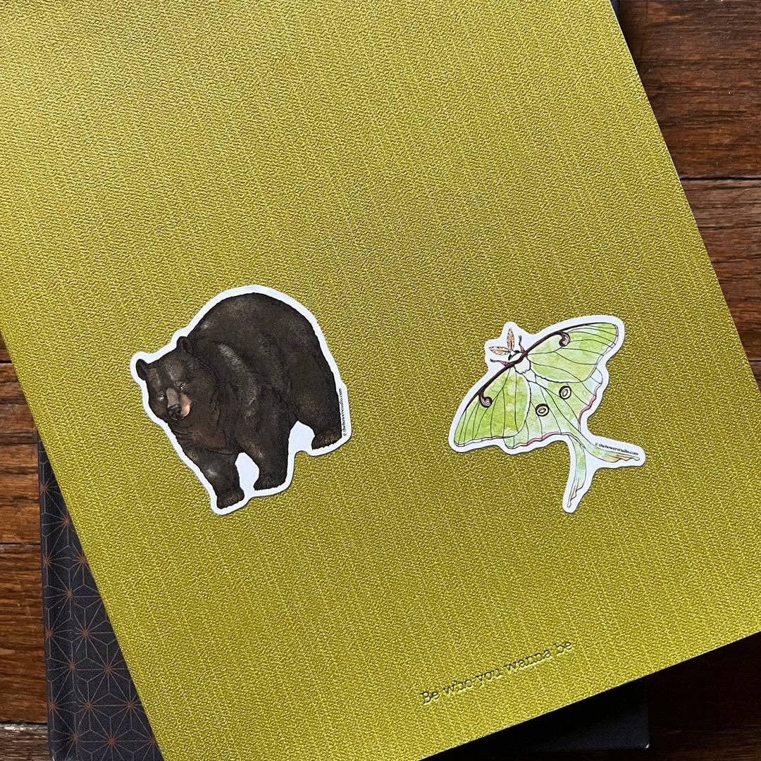 Eco-Sticker: Luna Moth