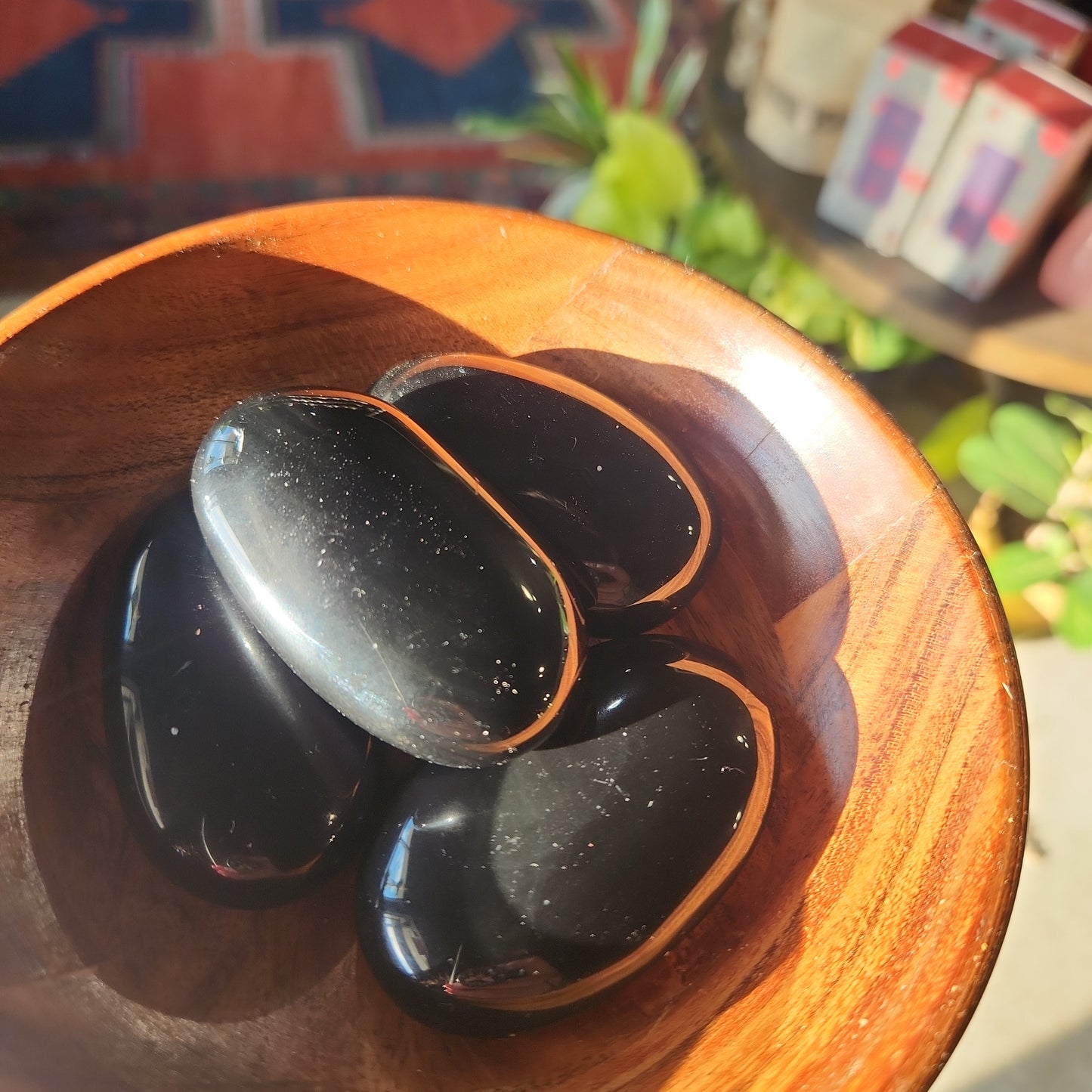 Rainbow Obsidian Palm Stones
