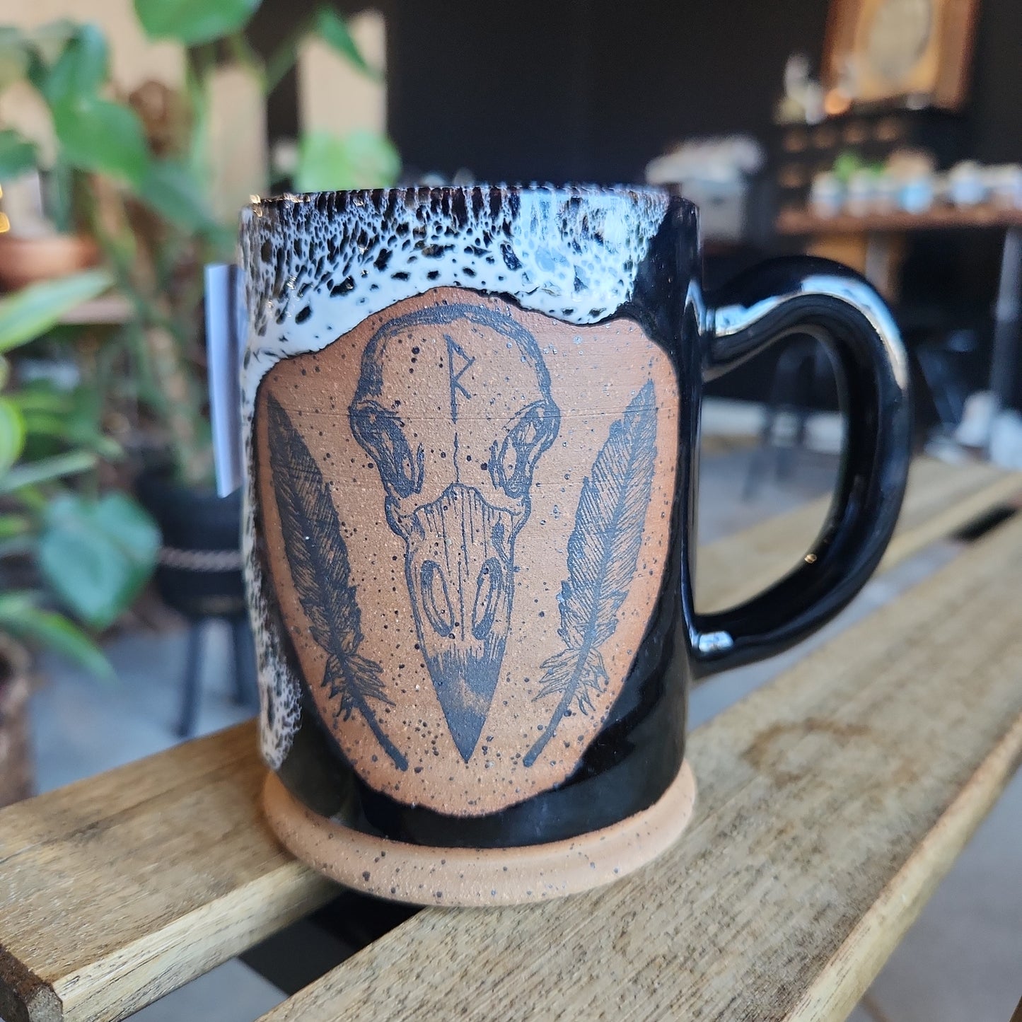 Crow Skull 16oz Mug
