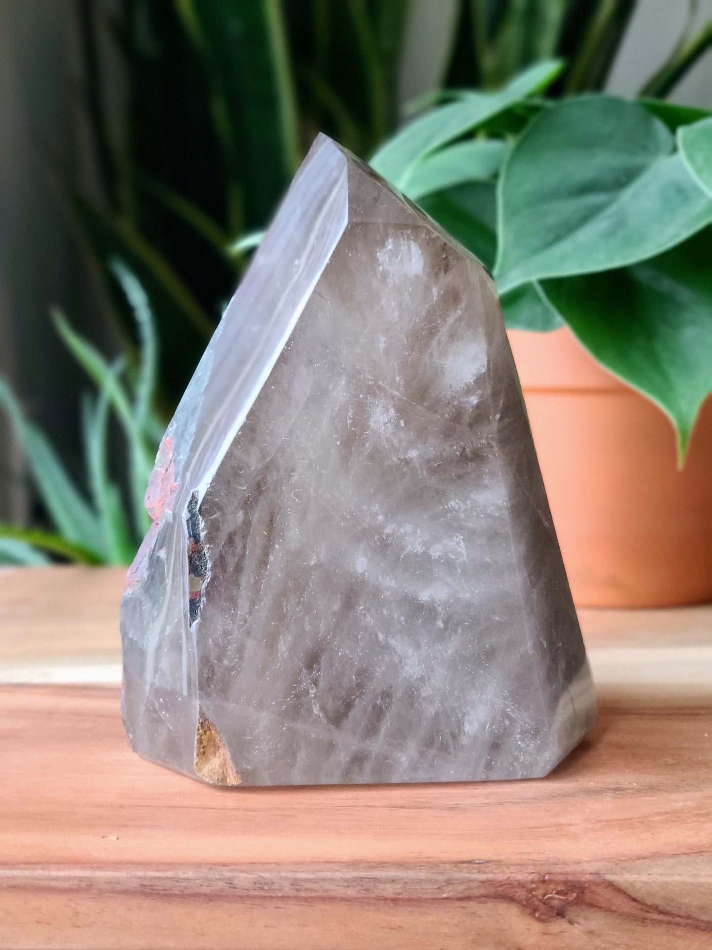 Twin Smoky Quartz Tower