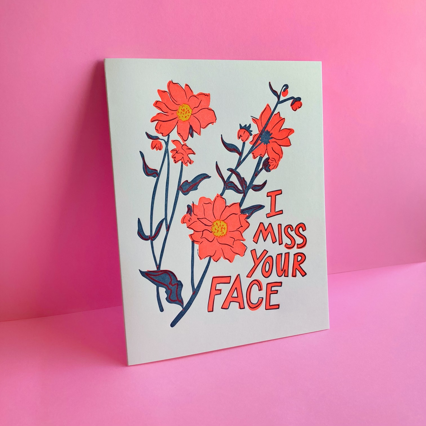 Miss Your Face Greeting Card