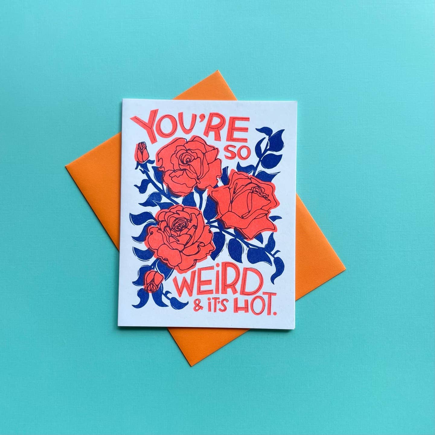 Weird Love Greeting Card