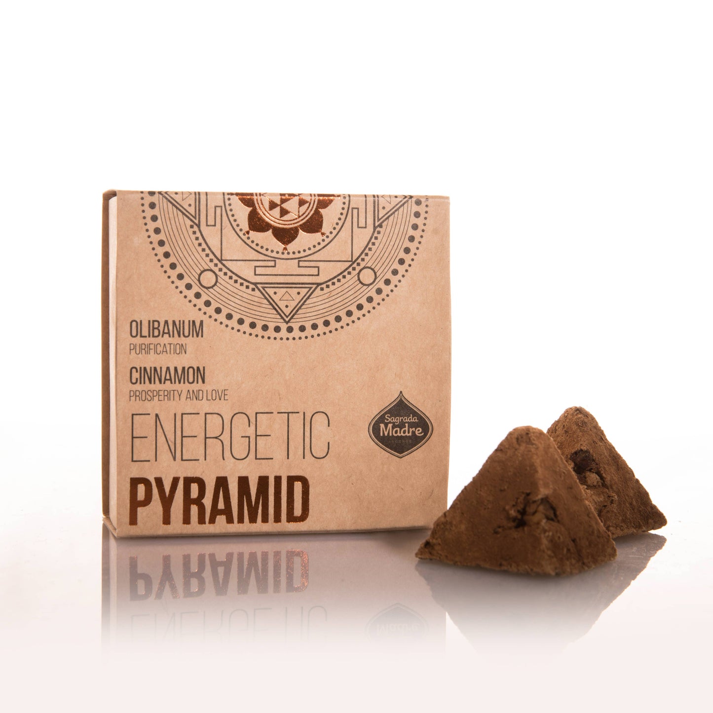 Sacred Geometry Energetic Pyramid Incense - 7 Herbs