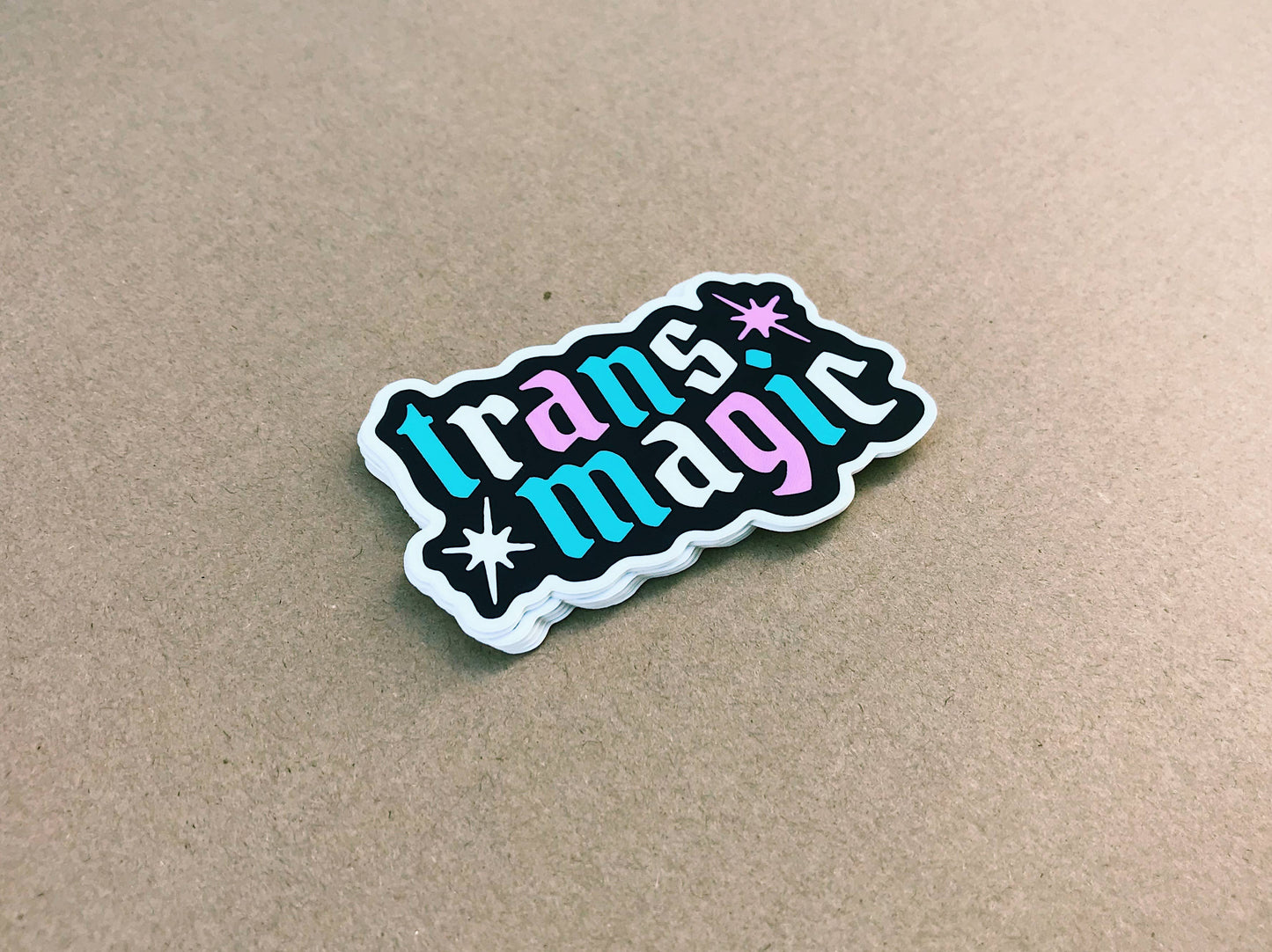 Trans Magic Glossy Sticker