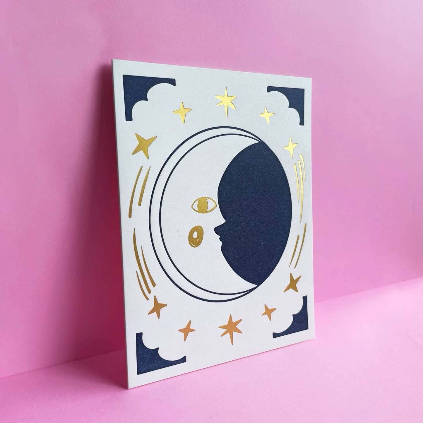 La Lune Foil Greeting Card