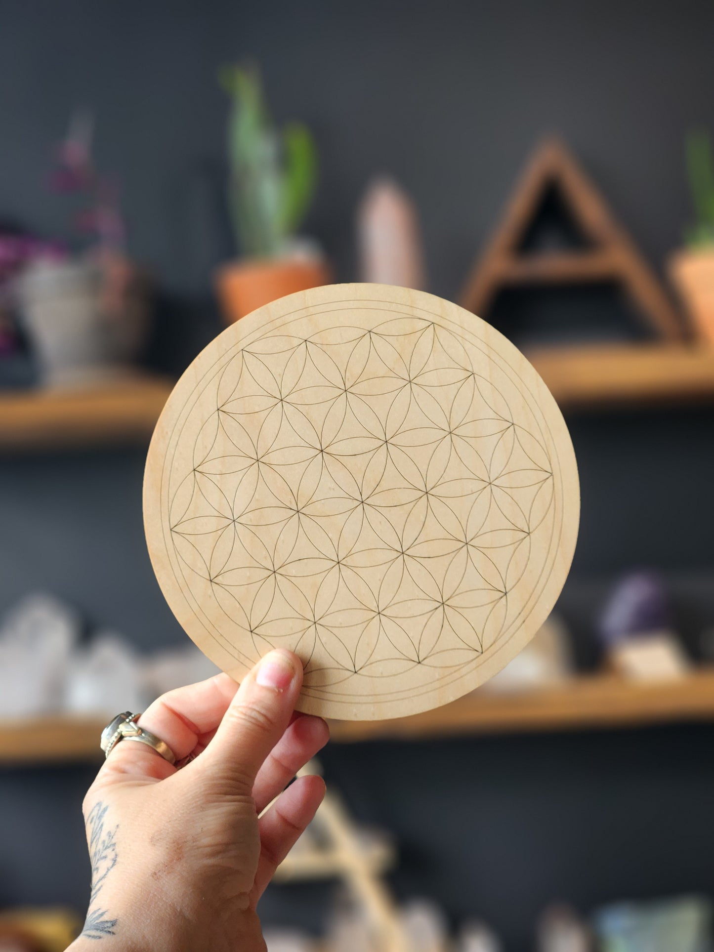 Flower of Life Crystal Grid