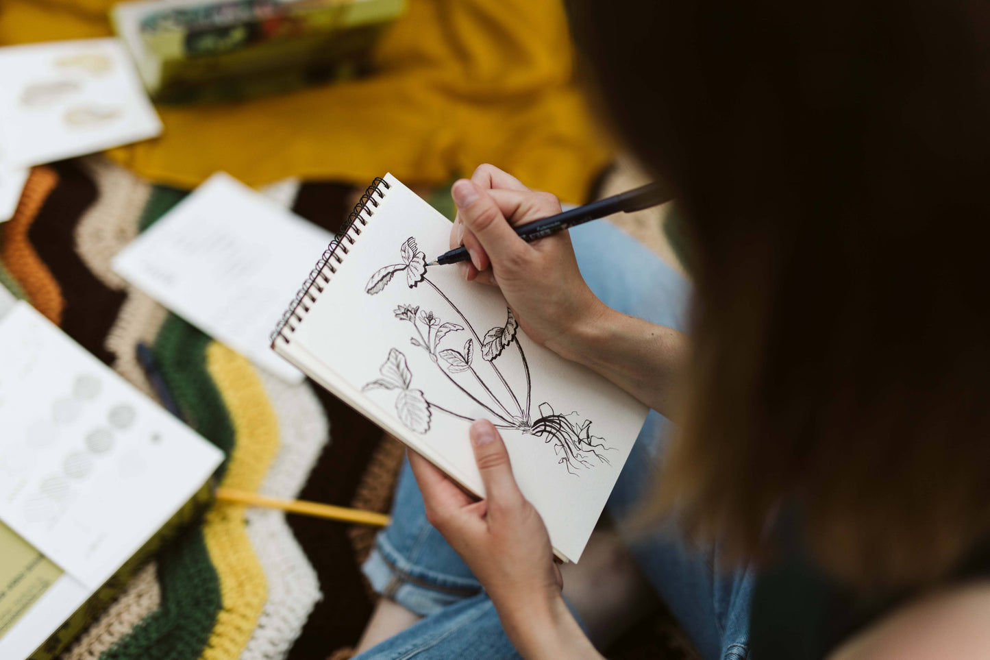 Beginner's Botanical Drawing - Art Kit with Video Lesson