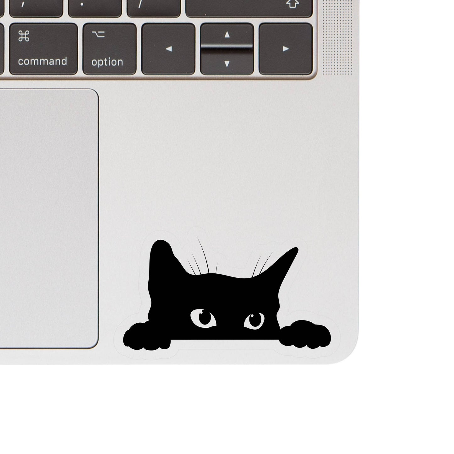 Sneaky Kitty Clear High Quality Vinyl Sticker