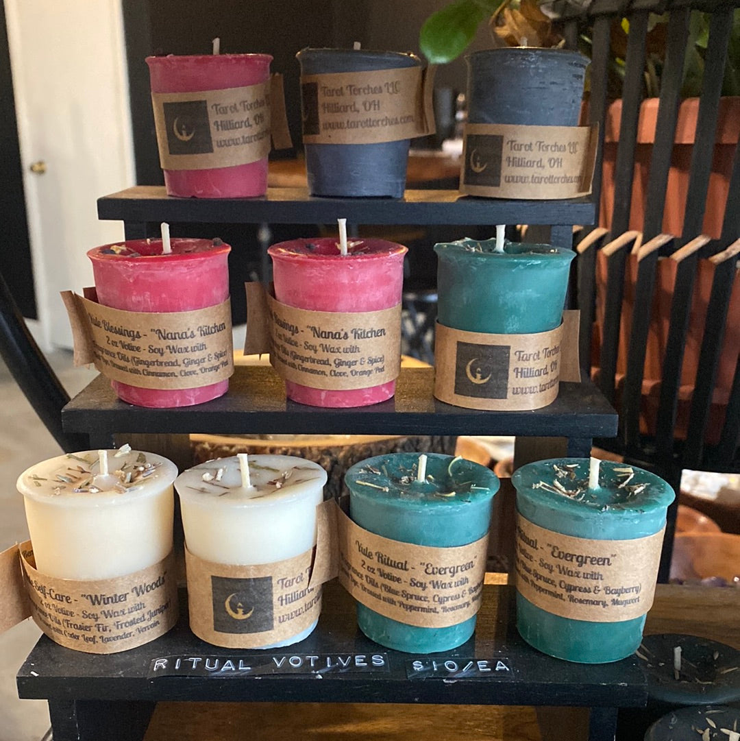 Hand-Poured Ritual Votive Candles
