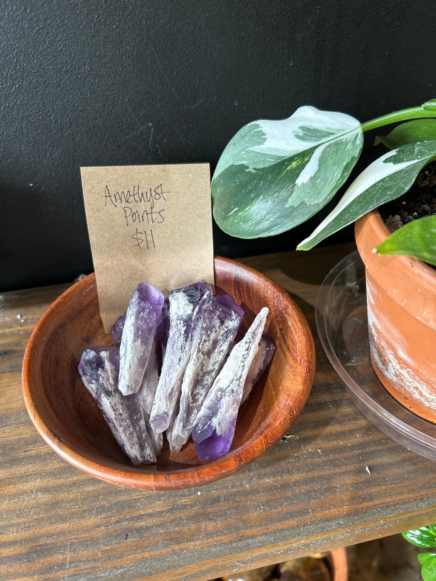 Raw Amethyst Points