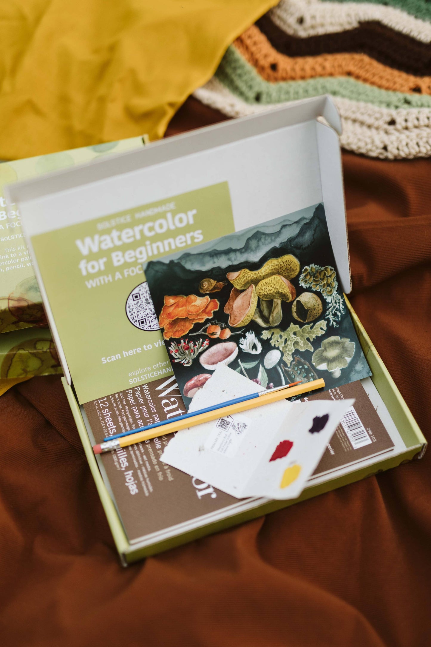 Beginner's Watercolor - Art Kit with Video Lesson