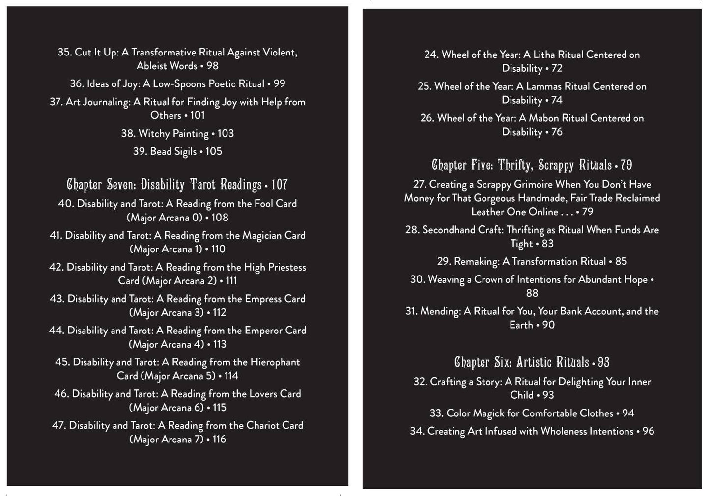 Disabled Witchcraft: 90 Rituals