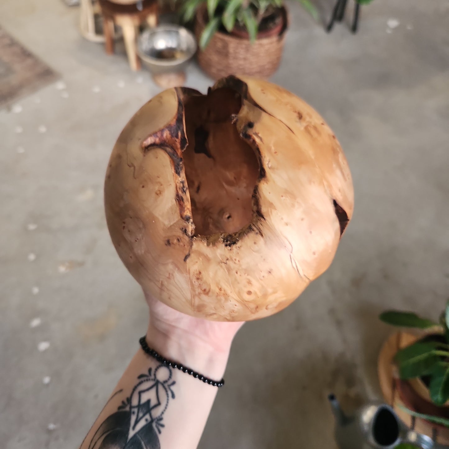 DS Turning - Round Maple Hollowform
