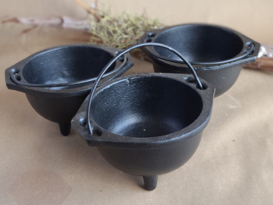 6" Cast Iron Cauldron