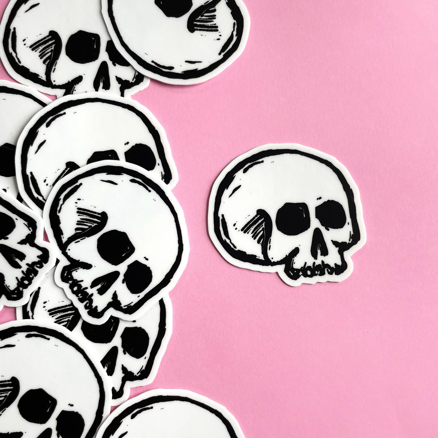 Small Skull Sticker