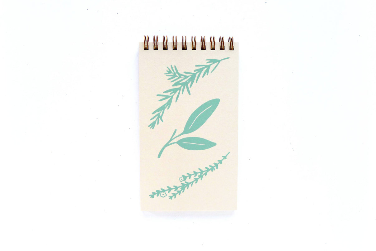 Herb Coil Notepad Brewing Intuition