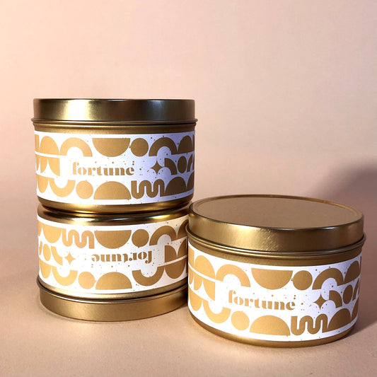 8oz fortune soy candle