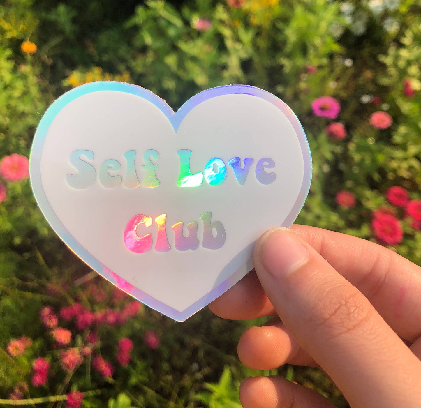 Self Love Club  Holographic Sticker