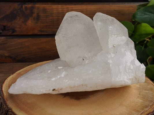 Self-Healed Raw Clear Quartz Cluster