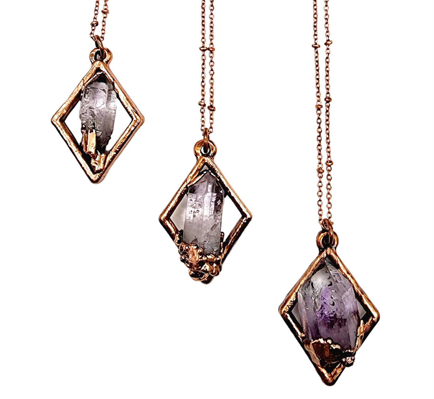 Vera Cruz Amethyst Diamond Necklace
