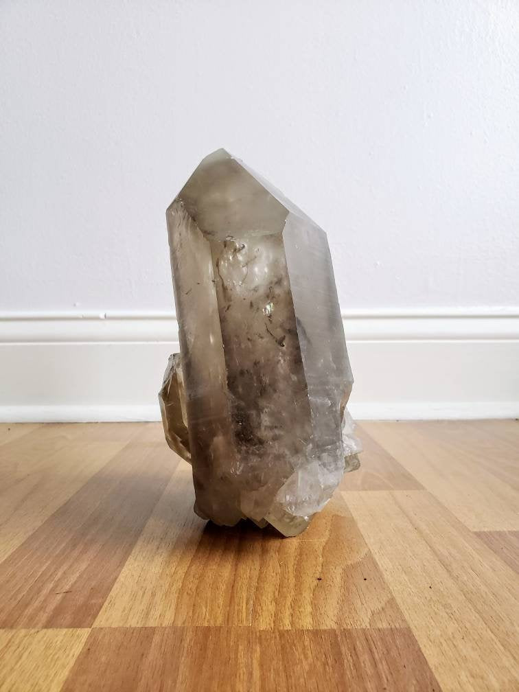 Extra Large Self-Healed Smoky Quartz Points