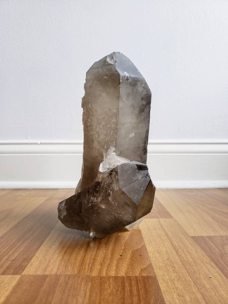 Extra Large Self-Healed Smoky Quartz Points